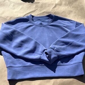 Lululemon softstreme perfectly oversized cropped crew size 2